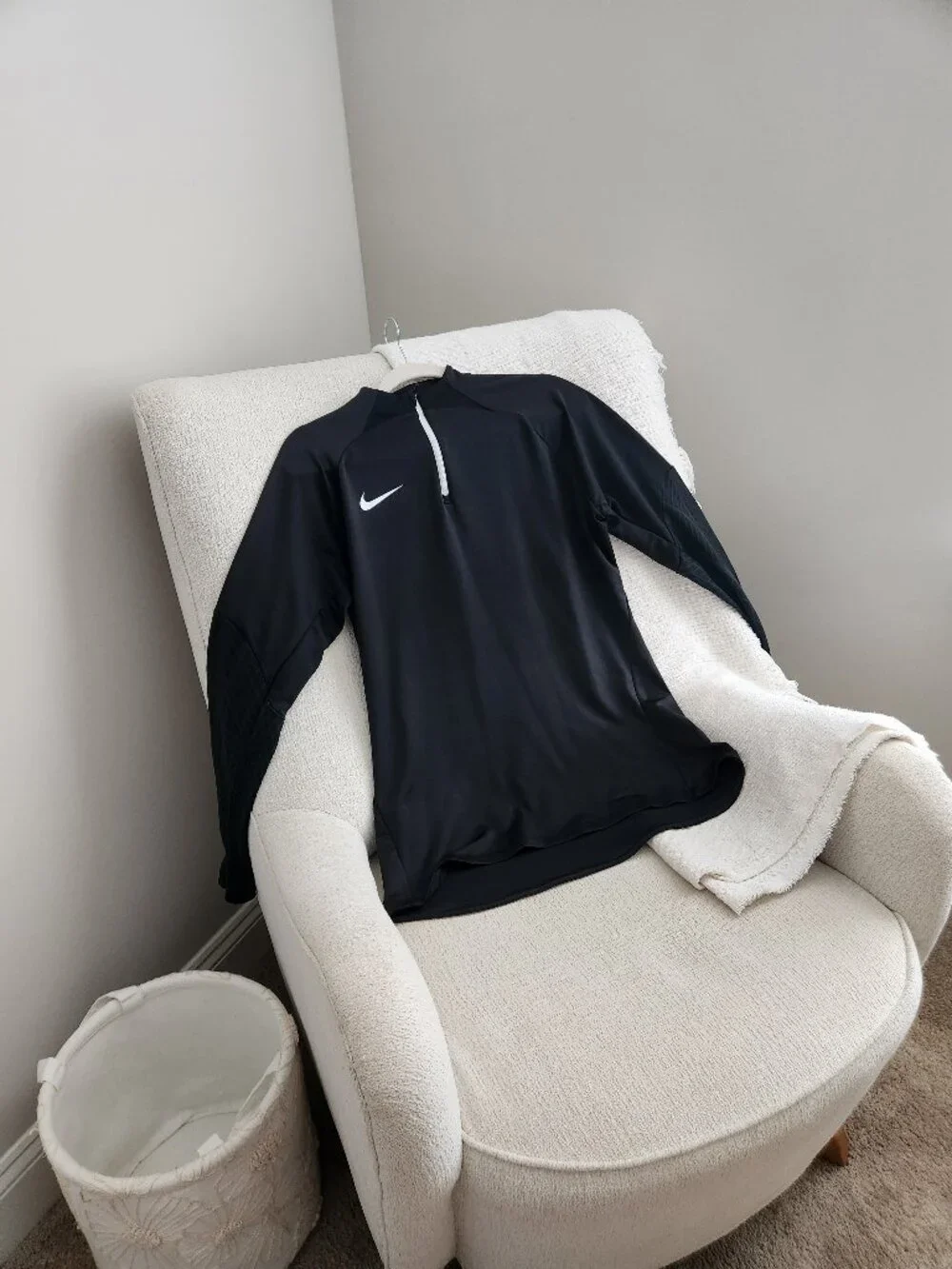 Black Nike Dri-Fit Quarter Zip